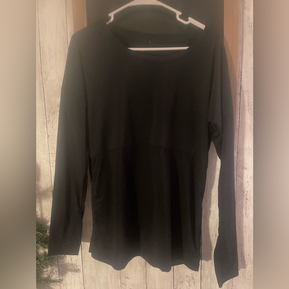 FABLETICS Active Top Size XL Long Sleeve Run Top Thumbholes